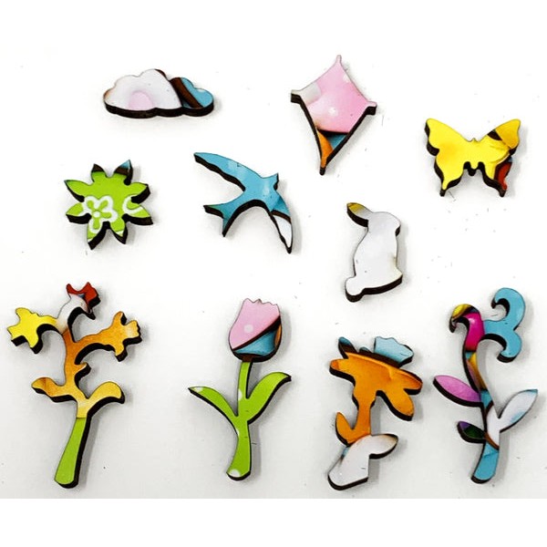 Easter Cookies (60 Piece Mini Wooden Jigsaw Puzzle) UK