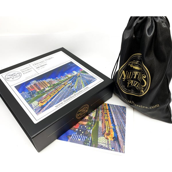 Chicago Nights (295 Piece Wooden Jigsaw Puzzle) UK