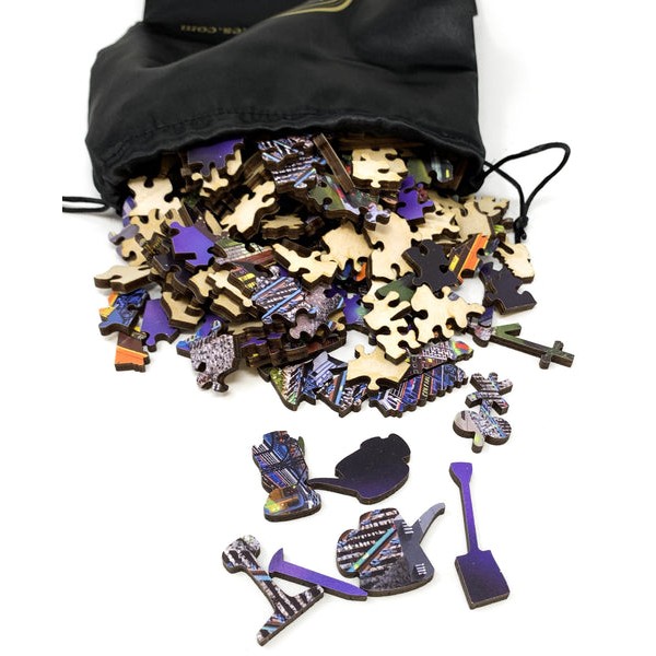 Chicago Nights (295 Piece Wooden Jigsaw Puzzle) UK