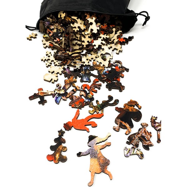 Colorful Christmas Ornaments (248 Piece Christmas Wooden Jigsaw Puzzle) UK