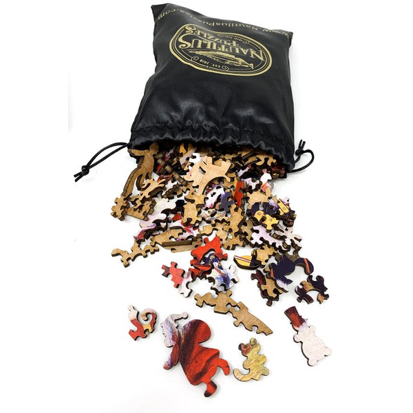 Santa Checking The Toys (248 Pieces) Christmas Wooden Jigsaw Puzzle by Norman Price UK