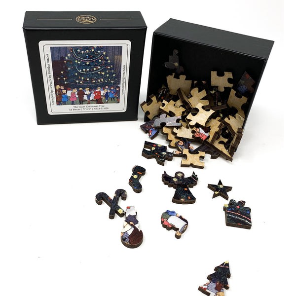 The Giant Christmas Tree (51 Pieces) Mini Wooden Christmas Puzzle UK