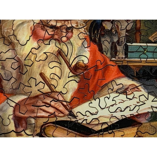 Santa's List (50 Piece Mini Wooden Christmas Puzzle) UK