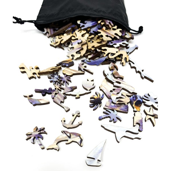 Shoreline Sandpipers (162 Piece Wooden Jigsaw Puzzle) UK