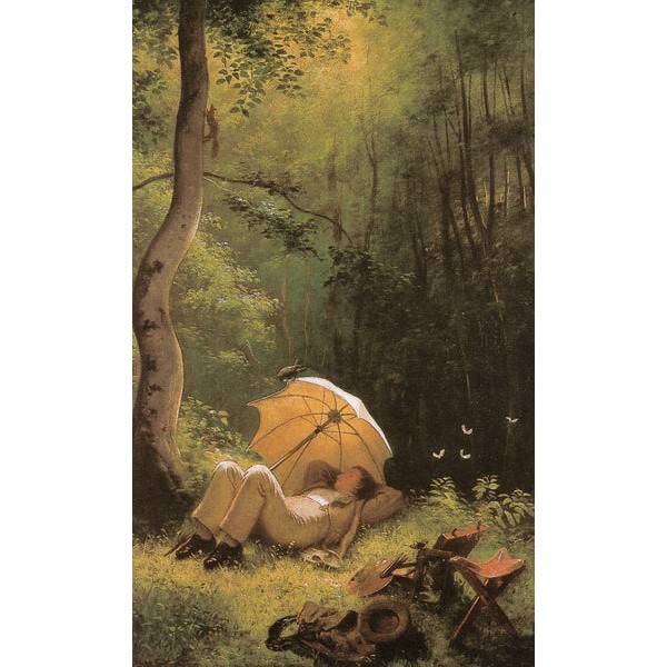 The Painter in a Forest Clearing (171 Piece Wooden Jigsaw Puzzle) UK