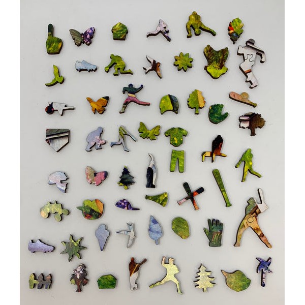 Batting Practice - 291 Piece Baseball Wooden Jigsaw Puzzle UK