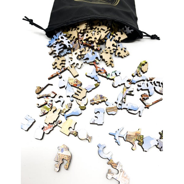 Main Street, New York (159 Piece Wooden Jigsaw Puzzle) UK