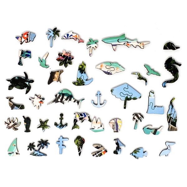 Manatee Beach, Florida (162 Piece Wooden Jigsaw Puzzle) UK