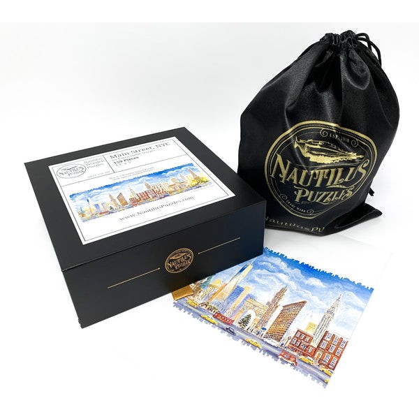 Main Street, New York (159 Piece Wooden Jigsaw Puzzle) UK