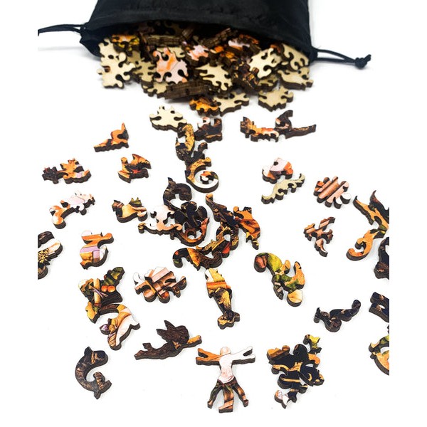 Madonna of the Candle (200 Piece Wooden Jigsaw Puzzle) UK