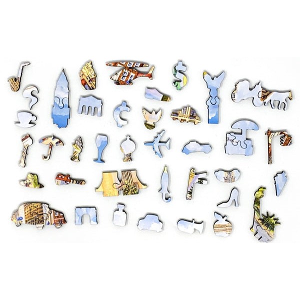 Main Street, New York (159 Piece Wooden Jigsaw Puzzle) UK