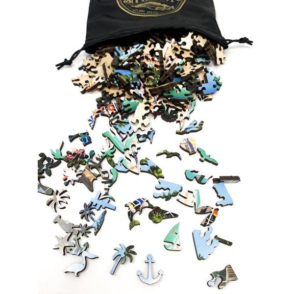 Manatee Beach, Florida (162 Piece Wooden Jigsaw Puzzle) UK