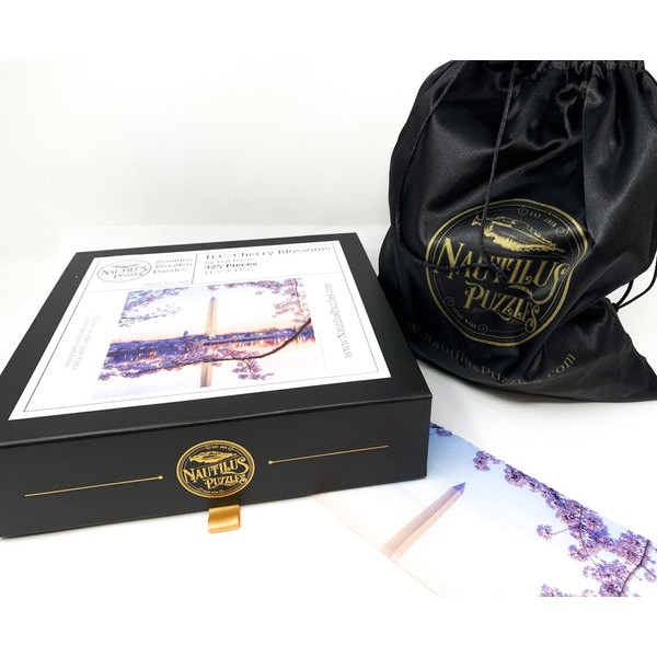 D.C. Cherry Blossoms (325 Piece Wooden Jigsaw Puzzle) UK