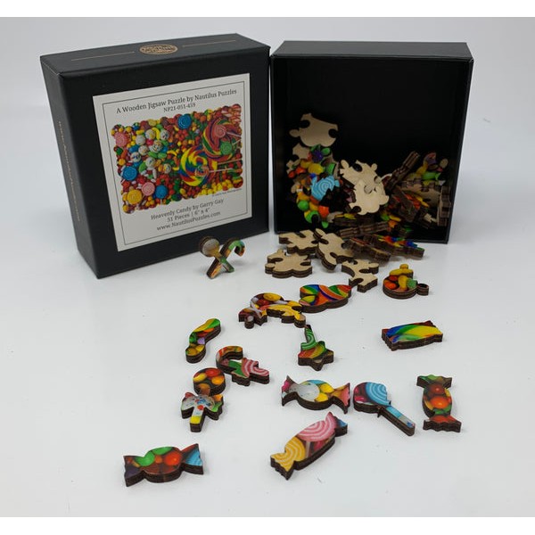 Heavenly Candy (51 Pieces) Mini Wooden Puzzle UK