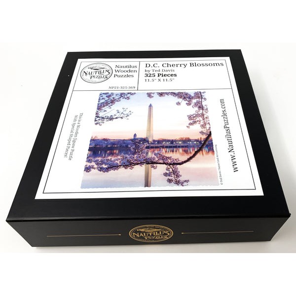 D.C. Cherry Blossoms (325 Piece Wooden Jigsaw Puzzle) UK
