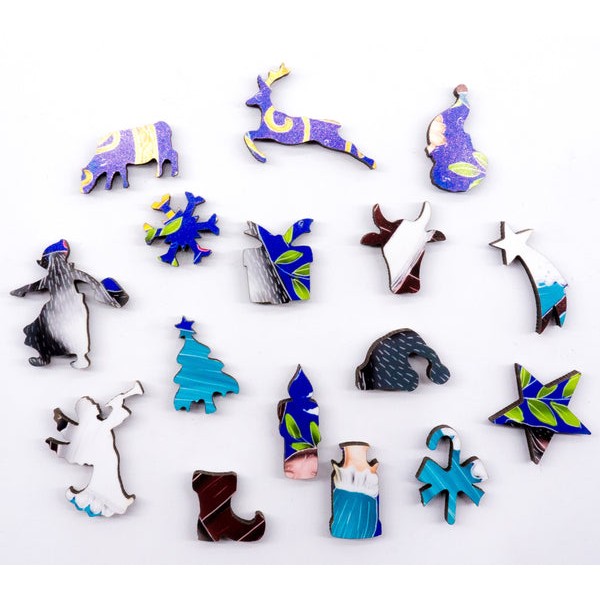 Eight Maids A-Milking (50 Piece Mini Wooden Jigsaw Puzzle) UK