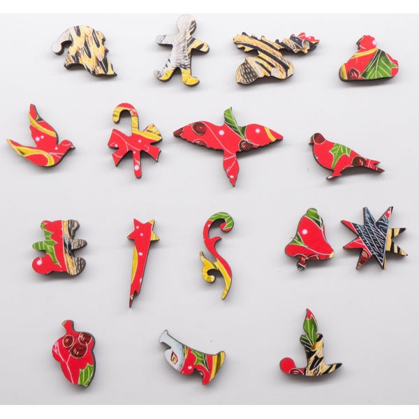 Two Turtle Doves (51 Piece Mini Wooden Jigsaw Puzzle) UK