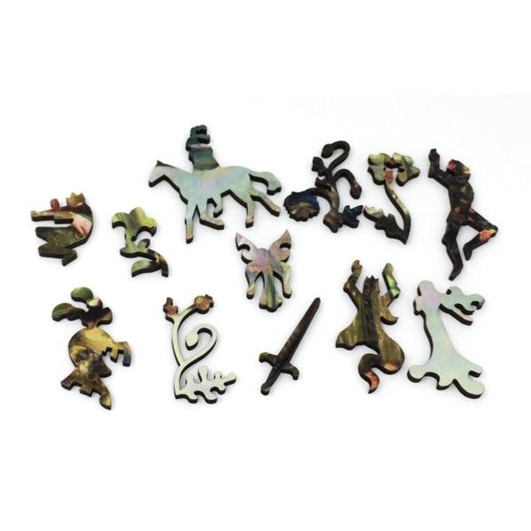 Lancelot and Guinevere by Herbert James Draper (437 Piece Wooden Jigsaw Puzzle) UK