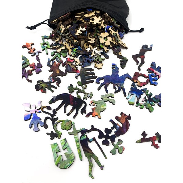 La Belle Dame sans Merci by Sir Francis Dicksee (437 Piece Wooden Jigsaw Puzzle) UK