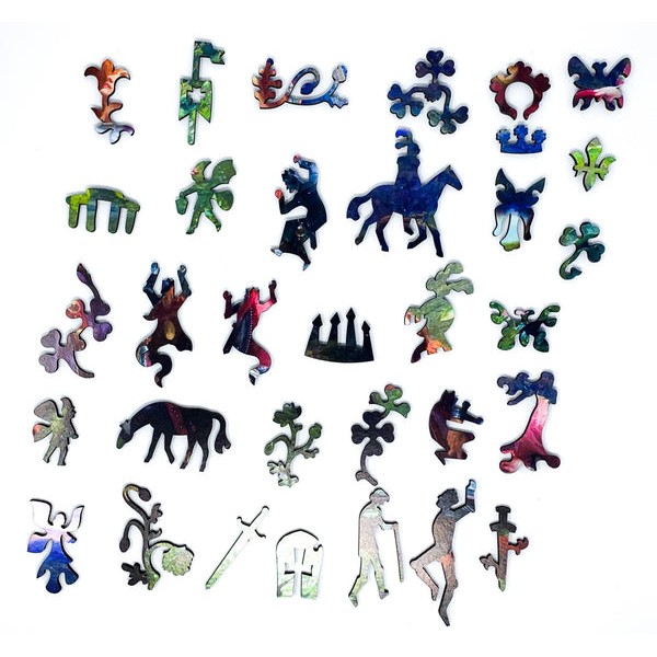 La Belle Dame sans Merci by Sir Francis Dicksee (437 Piece Wooden Jigsaw Puzzle) UK