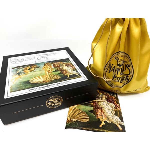 The Birth of Venus by Botticelli (412 Piece Wooden Jigsaw Puzzle) UK