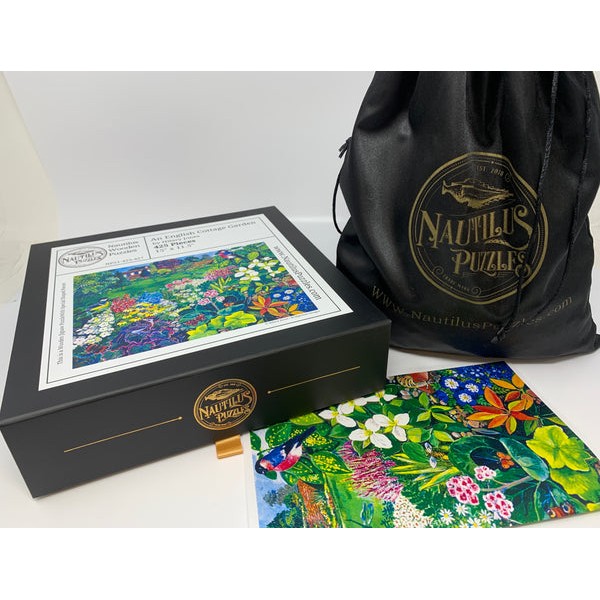 An English Cottage Garden - 425 Piece Wooden Jigsaw Puzzle UK