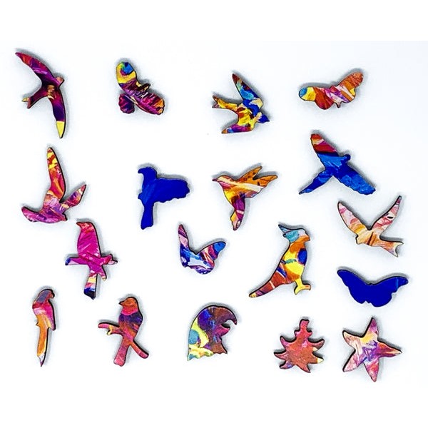 Peacock on Parade - 222 Piece Wooden Jigsaw Puzzle UK