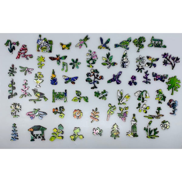 An English Cottage Garden - 425 Piece Wooden Jigsaw Puzzle UK