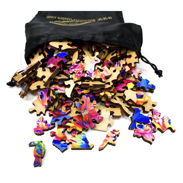 Peacock on Parade - 222 Piece Wooden Jigsaw Puzzle UK