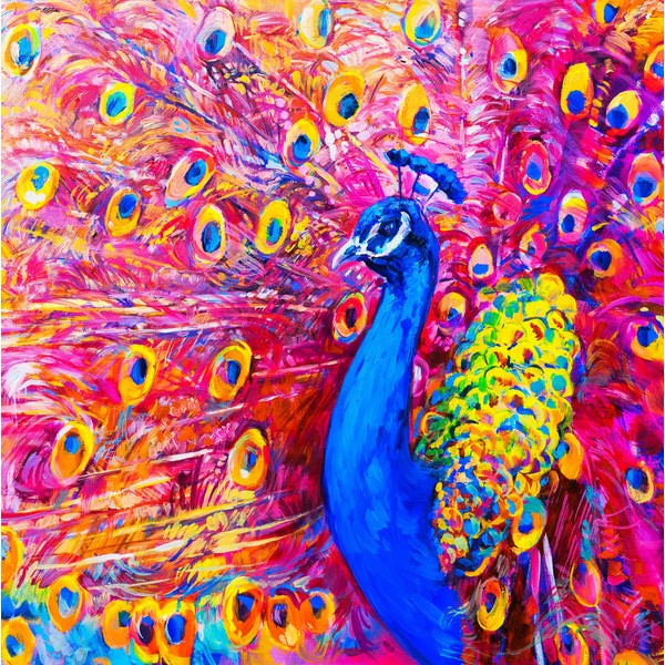 Peacock on Parade - 222 Piece Wooden Jigsaw Puzzle UK