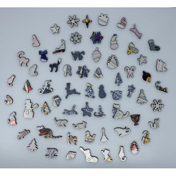 Christmas Snack - 375 Piece Wooden Jigsaw Puzzle UK