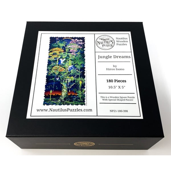 Jungle Dreams by Hiroo Isono (180 Piece Wooden Jigsaw Puzzle) UK