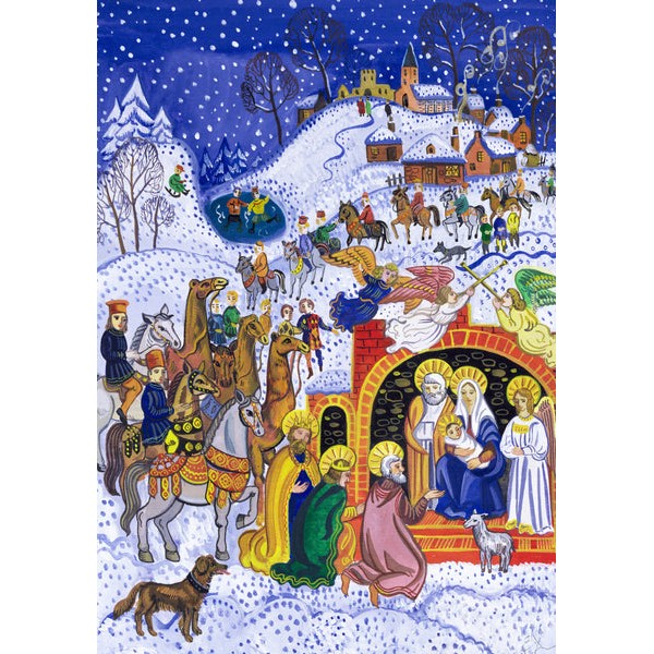 The Nativity (413 Pieces) Wooden Christmas Jigsaw Puzzle UK
