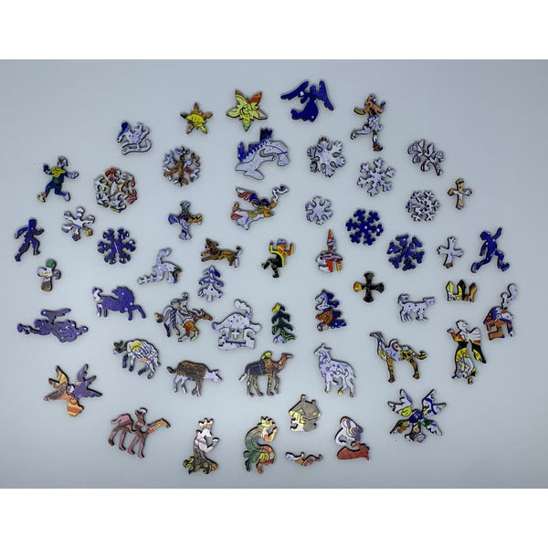 The Nativity (413 Pieces) Wooden Christmas Jigsaw Puzzle UK