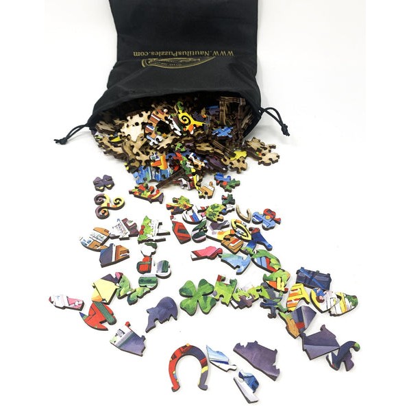 Kenmare, Ireland (287 Piece Shaped Wooden Jigsaw Puzzle) UK