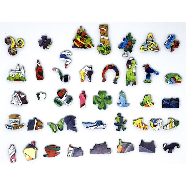 Kenmare, Ireland (287 Piece Shaped Wooden Jigsaw Puzzle) UK