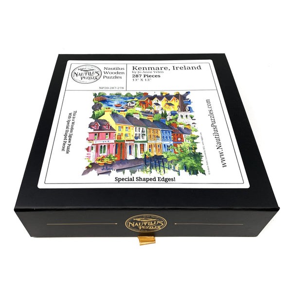 Kenmare, Ireland (287 Piece Shaped Wooden Jigsaw Puzzle) UK