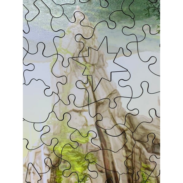 Zodiac Rainbow - 500 Piece Wooden Jigsaw Puzzle UK