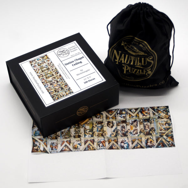 Sistine Chapel Ceiling by Michelangelo (200 Piece Wooden Jigsaw Puzzle) UK