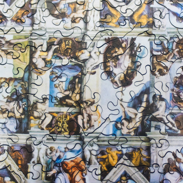 Sistine Chapel Ceiling by Michelangelo (200 Piece Wooden Jigsaw Puzzle) UK