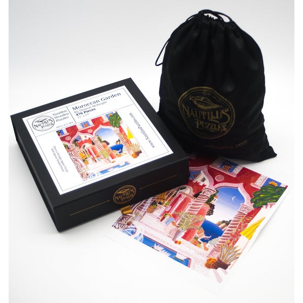 Moroccan Garden (476 Piece Wooden Jigsaw Puzzle) UK