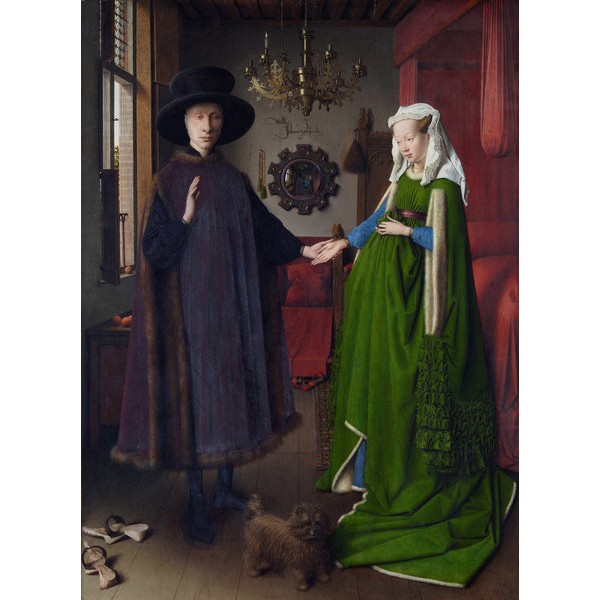 The Arnolfini Portrait (329 Piece Wooden Jigsaw Puzzle) UK