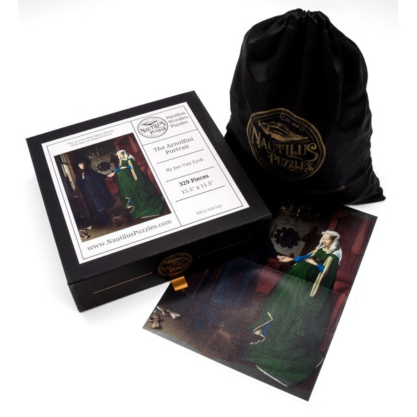 The Arnolfini Portrait (329 Piece Wooden Jigsaw Puzzle) UK