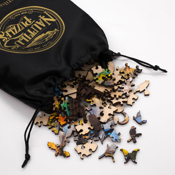 Whooo Goes There? - 141 Piece Wooden Jigsaw Puzzle UK