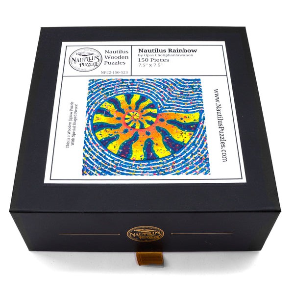 Nautilus Rainbow (150 Piece Wooden Jigsaw Puzzle) UK