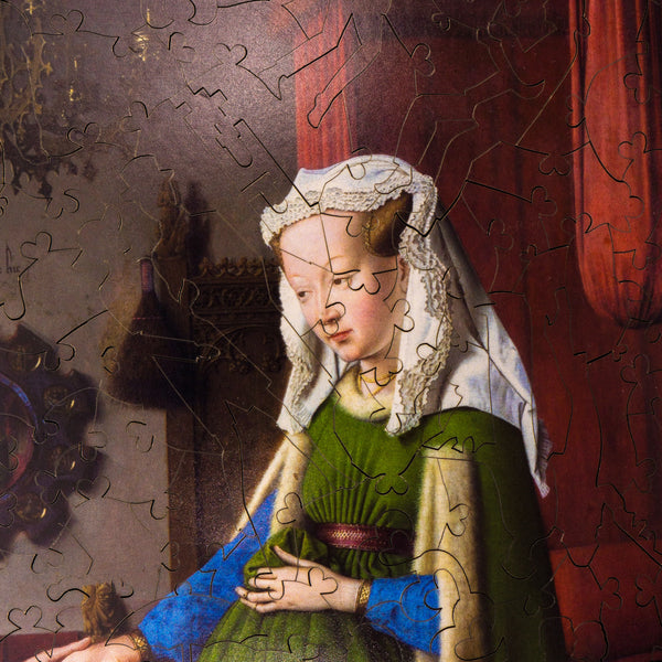 The Arnolfini Portrait (329 Piece Wooden Jigsaw Puzzle) UK