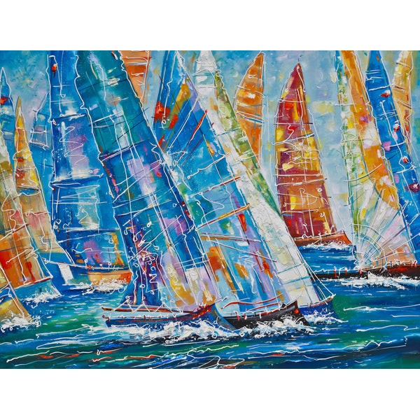 Summer Regatta (428 Pieces Wooden Jigsaw Puzzle) UK