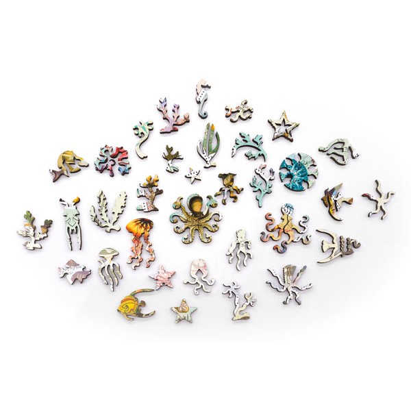 Undersea Garden (483 Piece Ocean Wooden Jigsaw Puzzle) UK