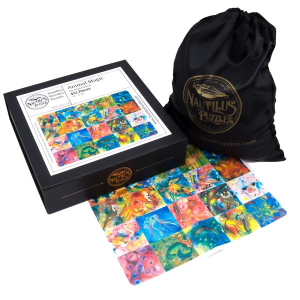 Animal Magic (452 Piece Wooden Jigsaw Puzzle) UK