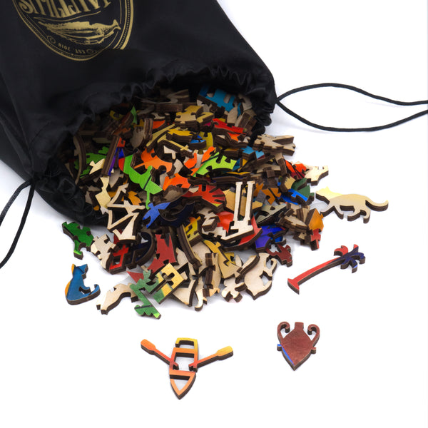 Windmills of Mykonos (498 Piece Wooden Jigsaw Puzzle) UK